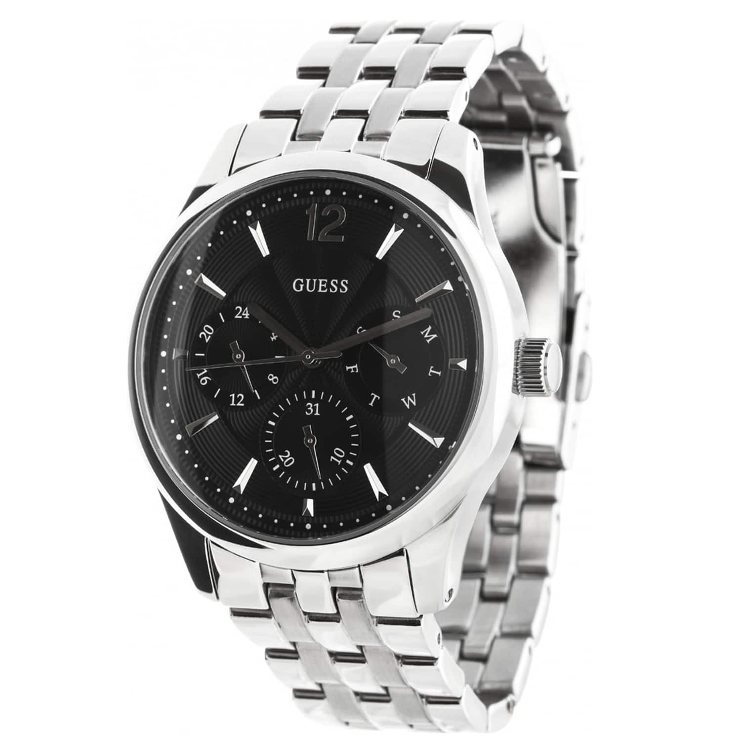 Guess - Men's Asset Dial Watch - W0474G1 - Black