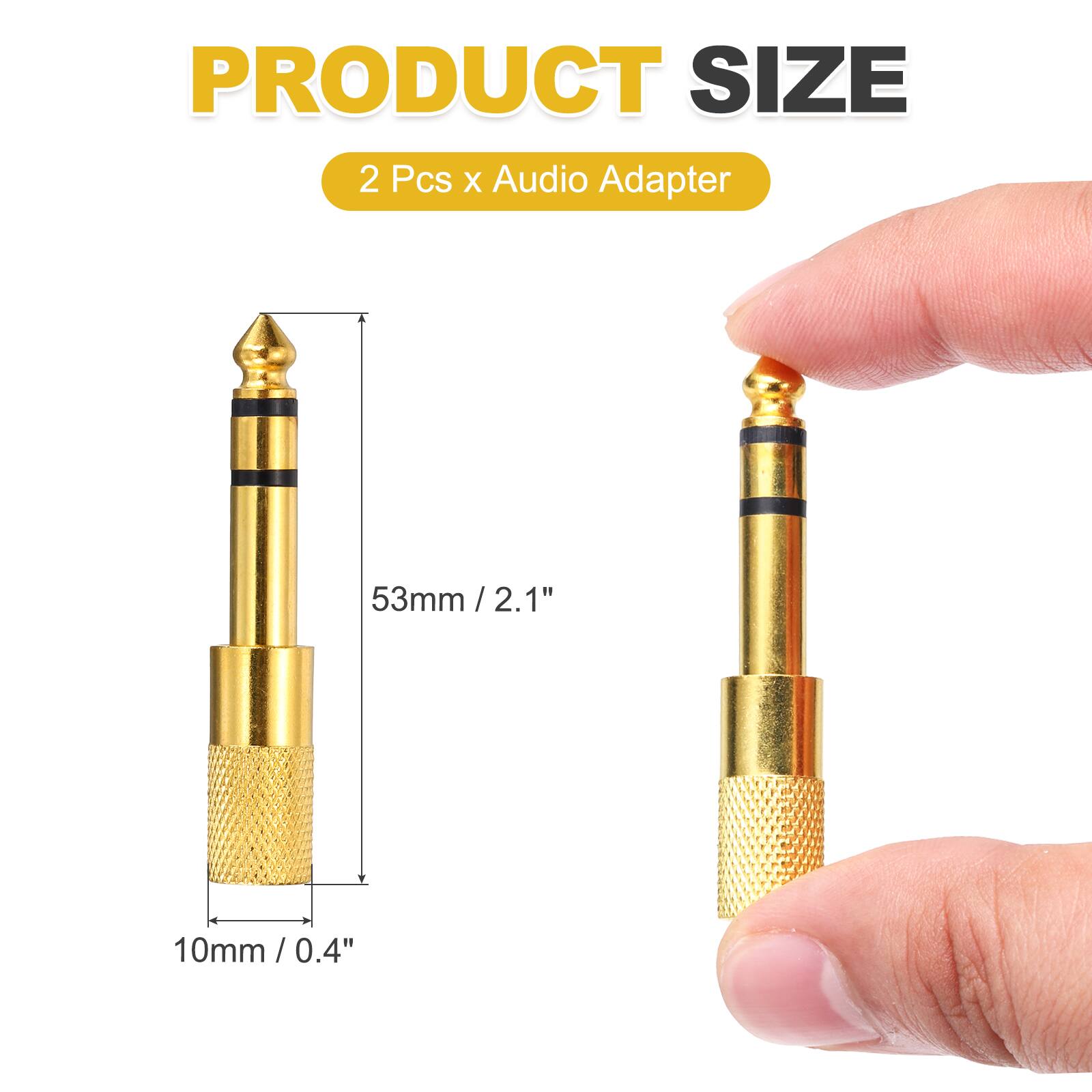 PRODUCT SIZE  
2 Pcs x Audio Adapter  
53mm / 2.1"  
10mm / 0.4"