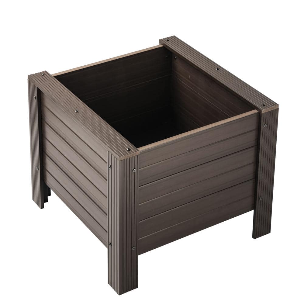 "New Age Pet - 24"" ECOFLEX Square Planter - Walnut" price history on PriceWatchPro