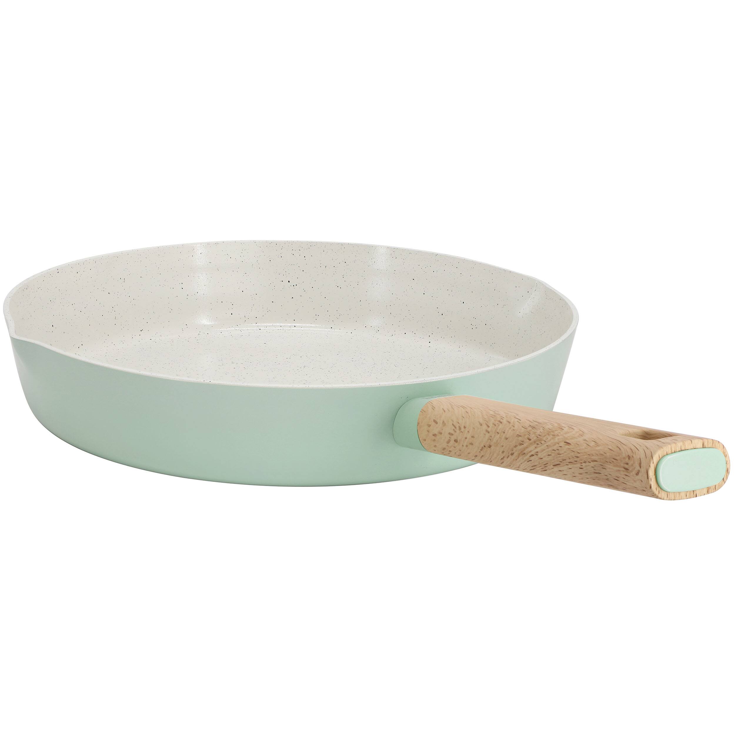 Alt View 1. Gibson - Gibson Home Marbleton Ceramic Nonstick Alumium 9.5 Inch Frying Pan in Mint - Mint.
