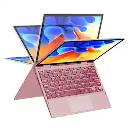 Hotface - 10.95" 2K Touch 2-in-1,Intel N95 Processor,16GB DDR5,1TB SSD,1 Year Office 365,Win 11 Pro - Pink