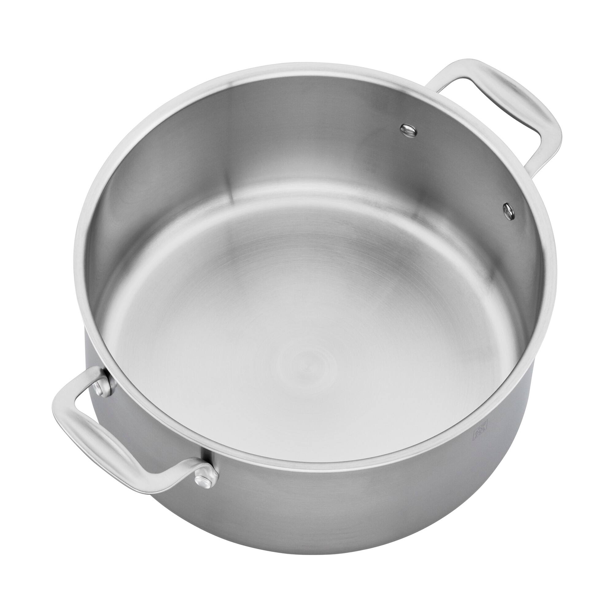 Alt View 2. ZWILLING - ZWILLING Spirit 3-ply 8-qt Stainless Steel Stock Pot - Stainless Steel.