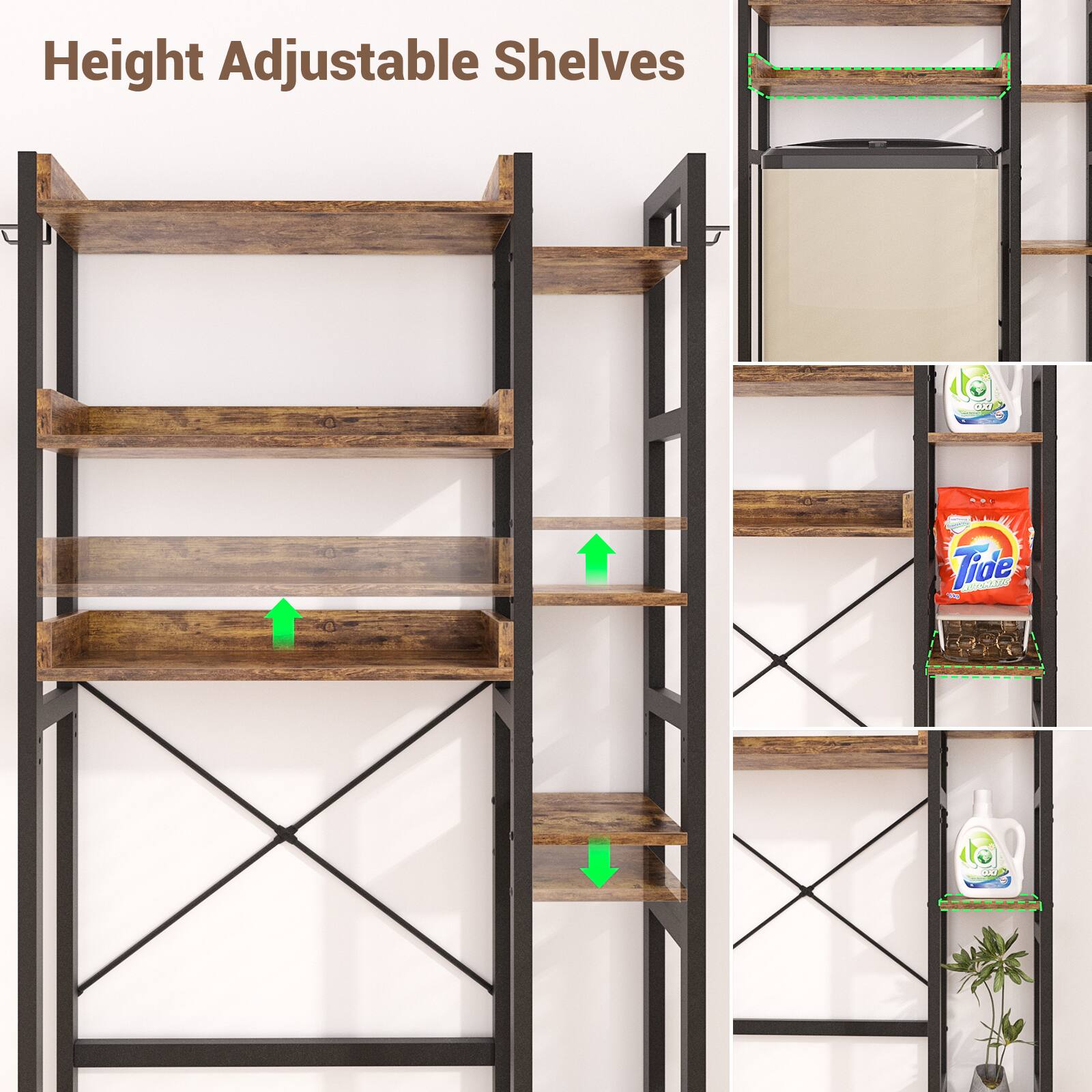 Height Adjustable Shelves