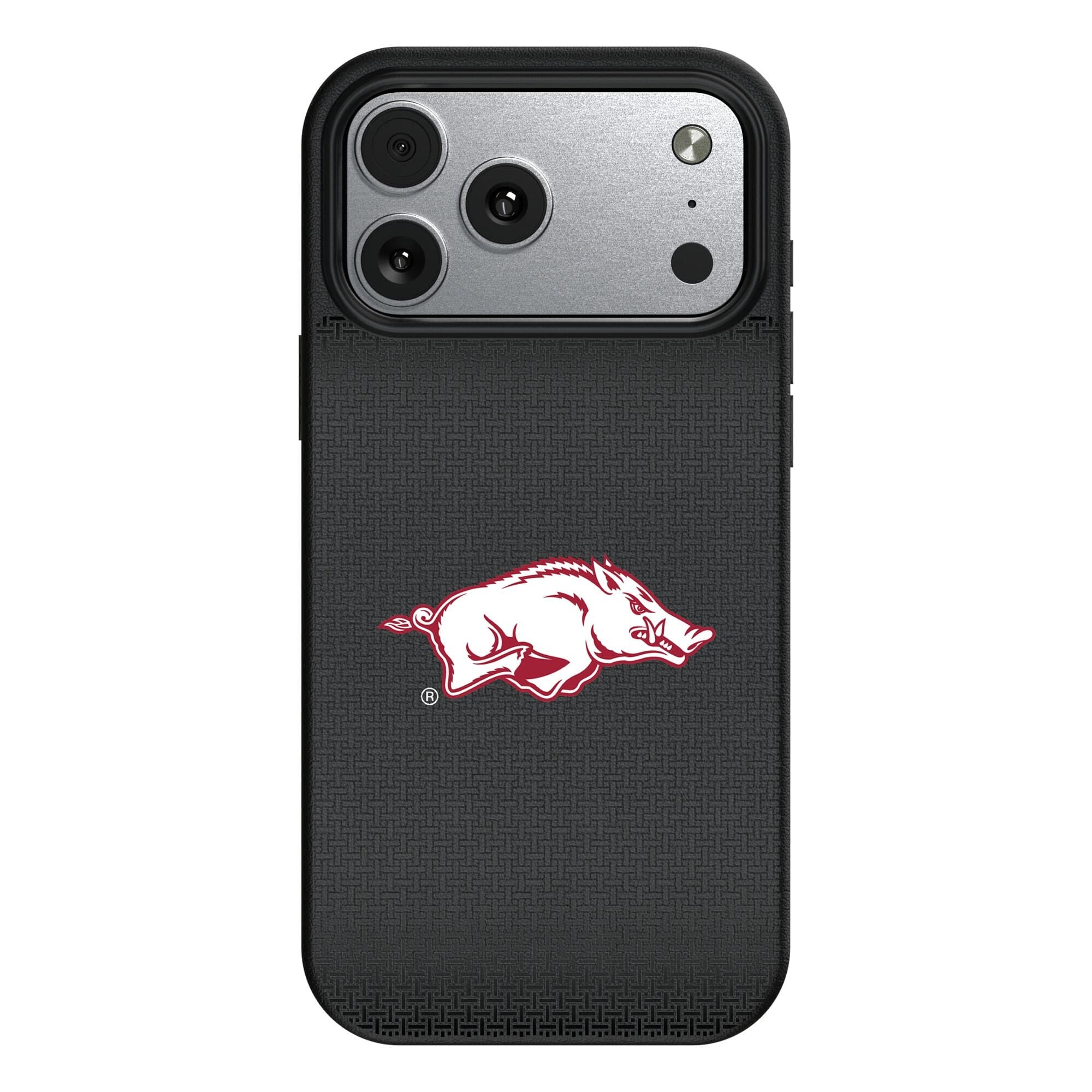 Keyscaper - NCAA - Arkansas Razorbacks Linen Logo iPhone Magnetic Bump Case - 17 Pro - Black price history on PriceWatchPro