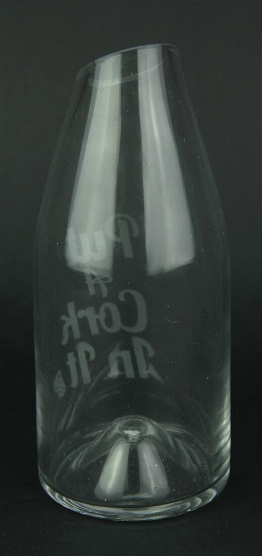 Alt View 2. Cork Carafe - Clear Glass Bottle Carafe Decorative Wine Cork Holder - Clear.