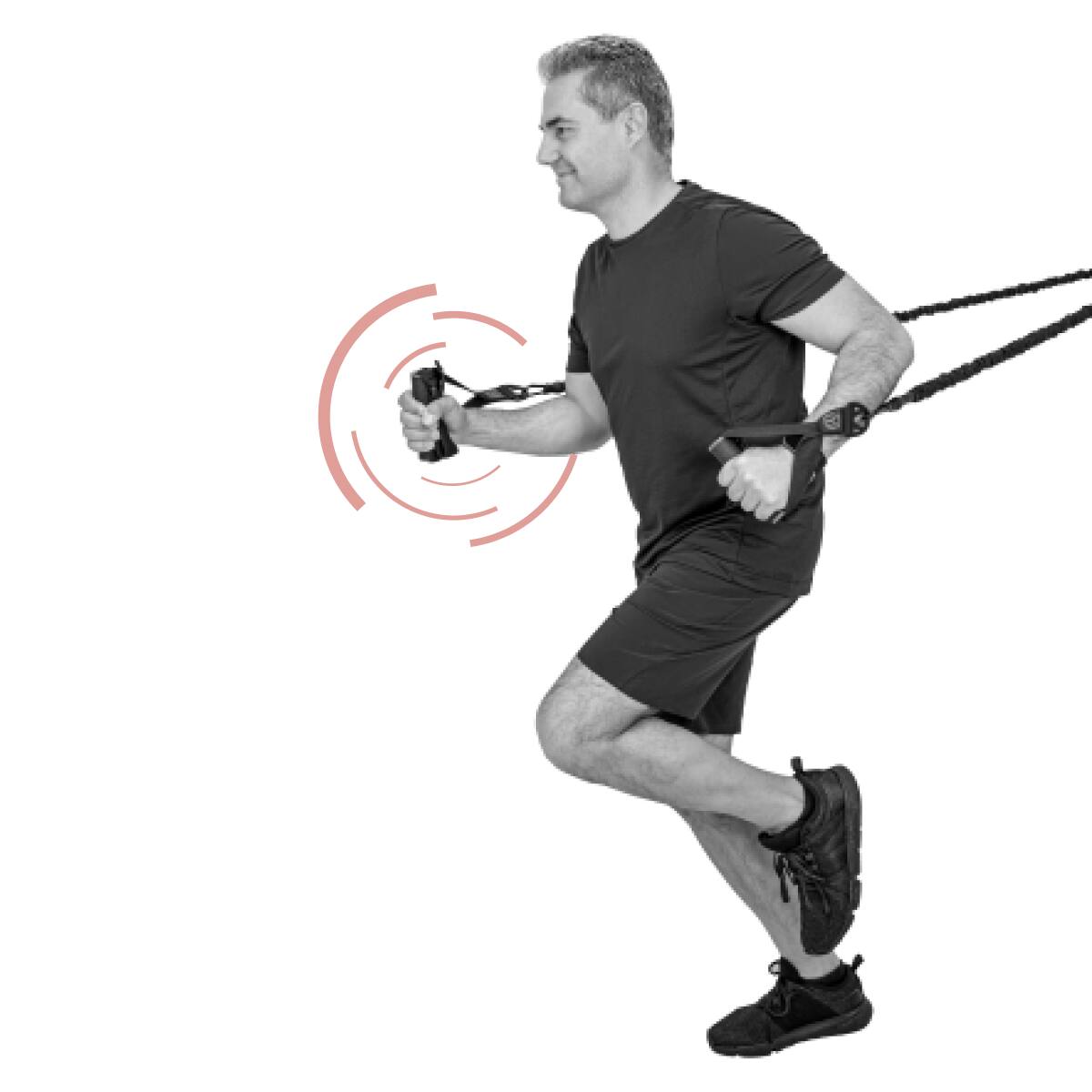 Alt View 10. Hygear - Smart Resistance Bands w/ Performance Tracker & Lifetime Fitness App Access - Jade.