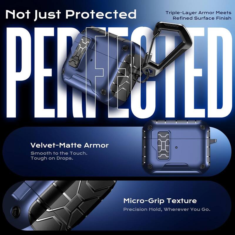 Not Just Protected

PERFECTED

Triple-Layer Armor Meets Refined Surface Finish

Velvet-Matte Armor
Smooth to the Touch.
Tough on Drops.

Micro-Grip Texture
Precision Hold, Wherever You Go.