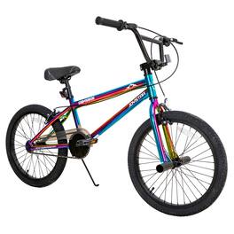 JOYSTAR - 20 Inch Kids BMX Bike for Boys Girls Ages 7-12, Freestyle Bicycle for Beginner Level Riders with 2 Pegs - Rainbow