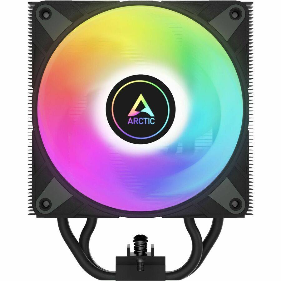 Angle. Arctic - Freezer 36 A-RGB (Black) Multi Compatible Tower CPU Cooler with A-RGB - Black.