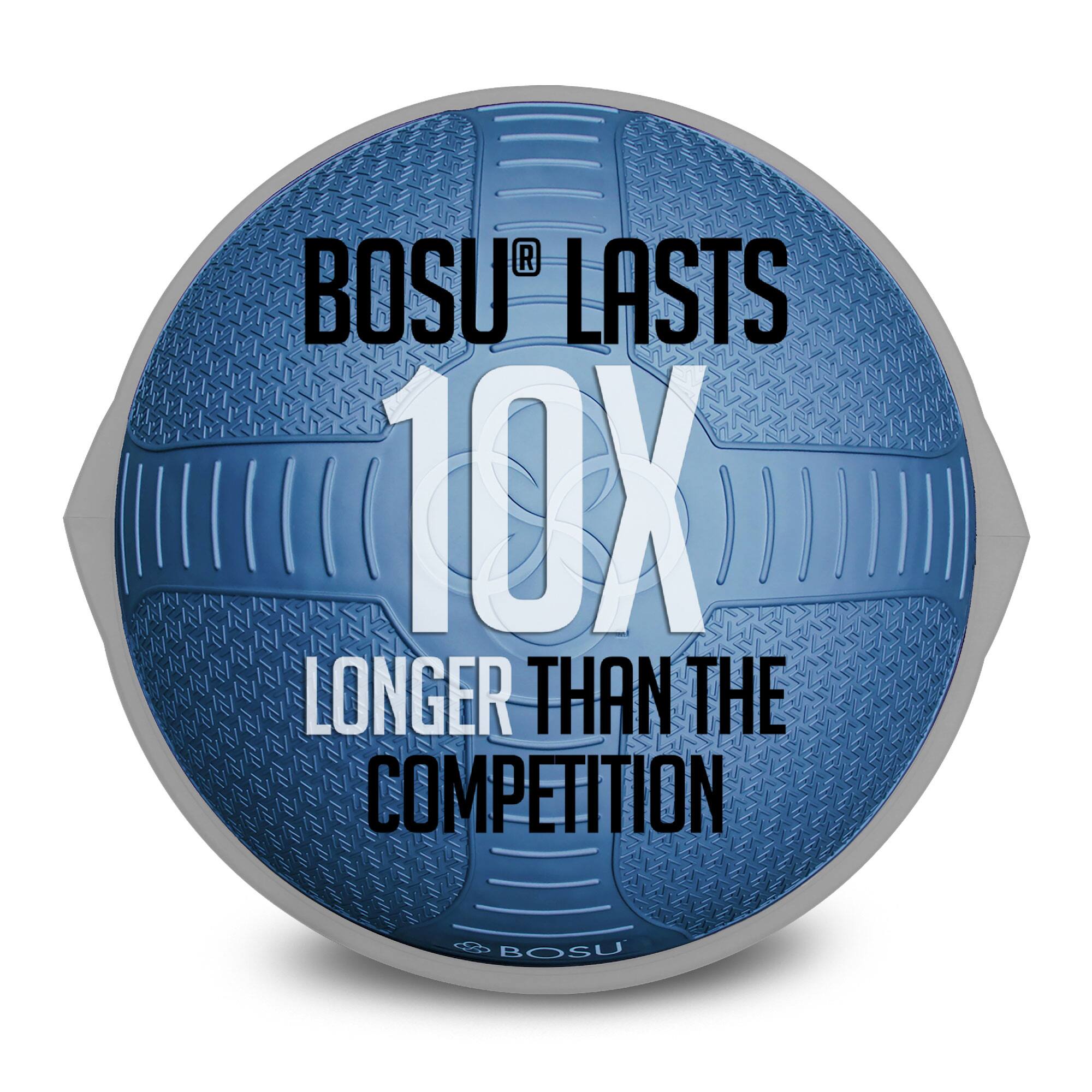 BOSU® LASTS  
10X  
LONGER THAN THE COMPETITION