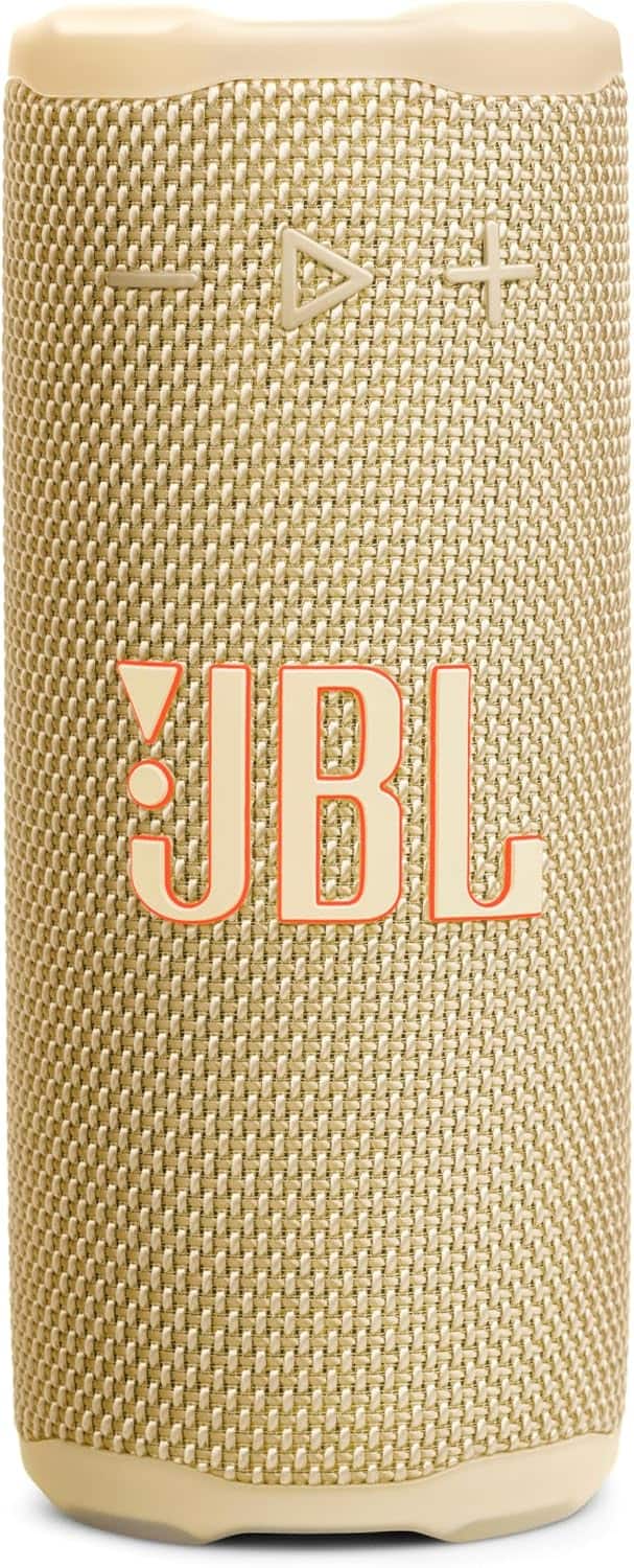 Grip Bluetooth Speaker with Bold JBL Pro Sound Ambient Light, Multi-Speaker Connection with Auracast Yellow