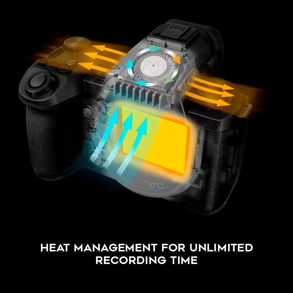 HEAT MANAGEMENT FOR UNLIMITED RECORDING TIME