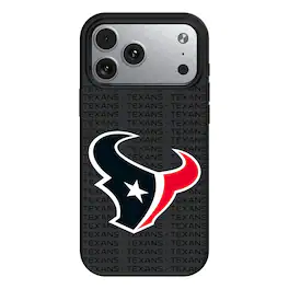 Keyscaper - NFL - Houston Texans - Primary Logo iPhone Magnetic Bump Case - 15 - Black