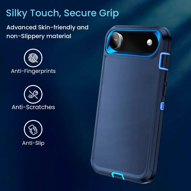 Silky Touch, Secure Grip

Advanced Skin-friendly and non-Slippery material

Anti-Fingerprints

Anti-Scratches

Anti-Slip