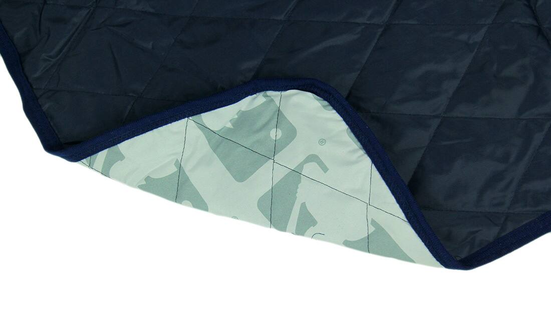 Alt View 3. Northwest - Boston Red Sox Zip Up Travel Throw Blanket Stadium Cushion - Blue.