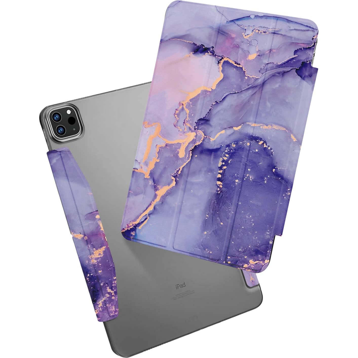 Alt View 12. SaharaCase - Inspire Series Folio Case for Apple iPad Pro (M4) 11" 2024 - Purple Oasis.