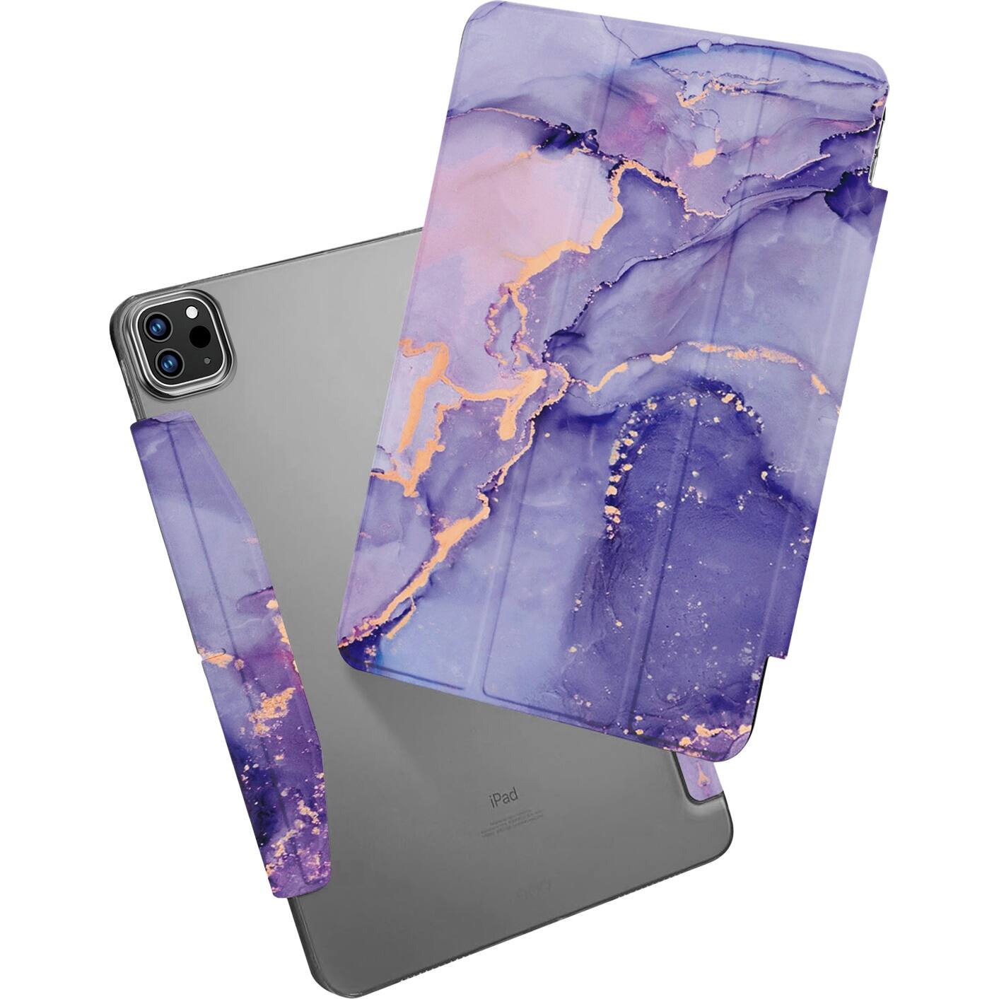 Alt View 12. SaharaCase - Inspire Series Folio Case for Apple iPad Pro (M4) 11" 2024 - Purple Oasis.
