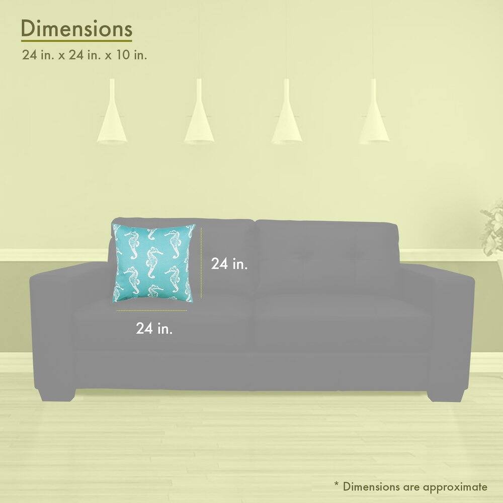 Dimensions  
24 in. x 24 in. x 10 in.  

24 in.  
24 in.  

* Dimensions are approximate