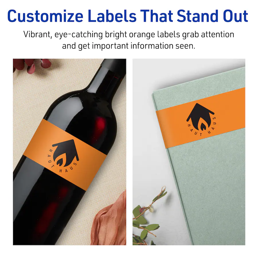 Printable High Alert Labels Avery Printable Rectangle Labels, Bright 11