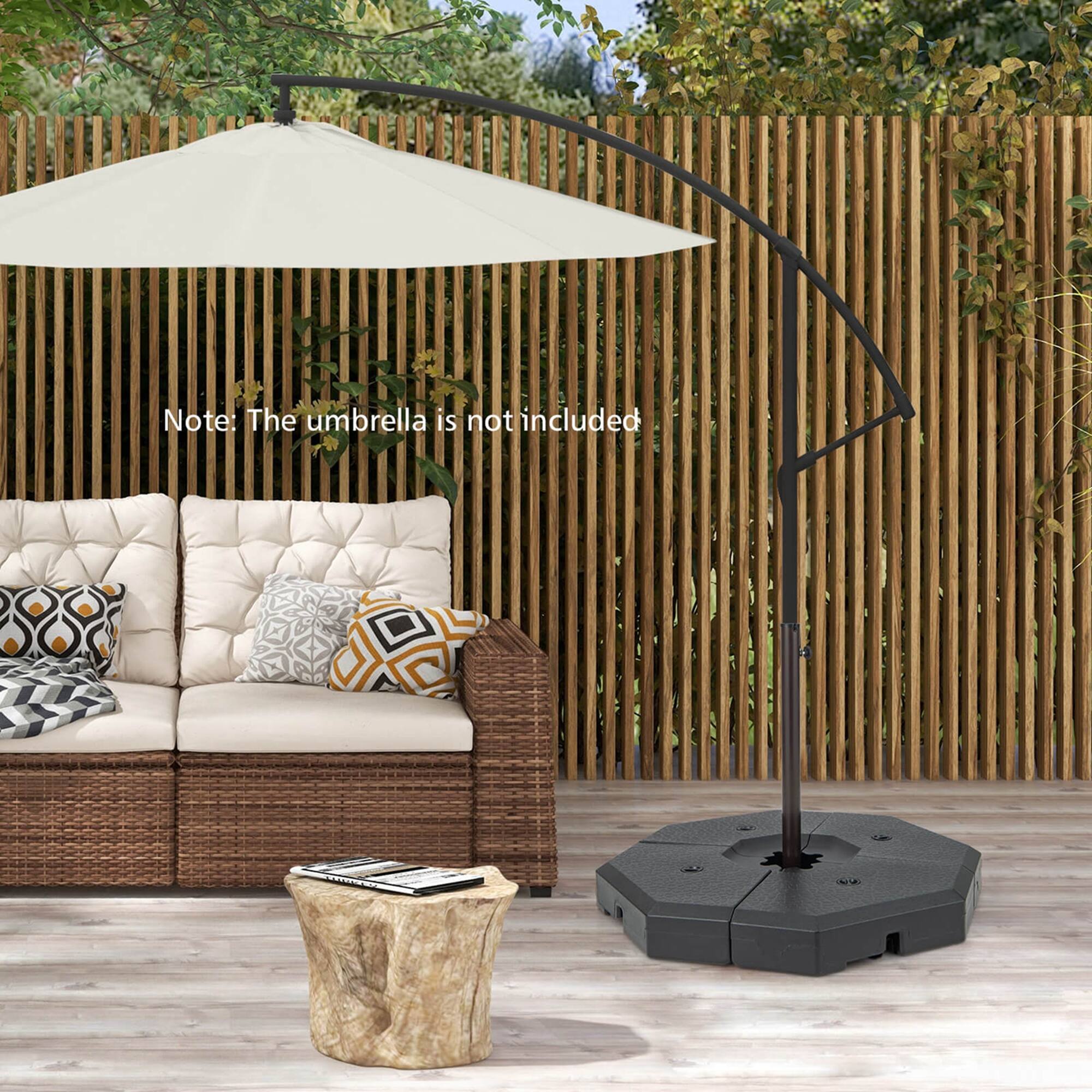 Note: The umbrella is not included.