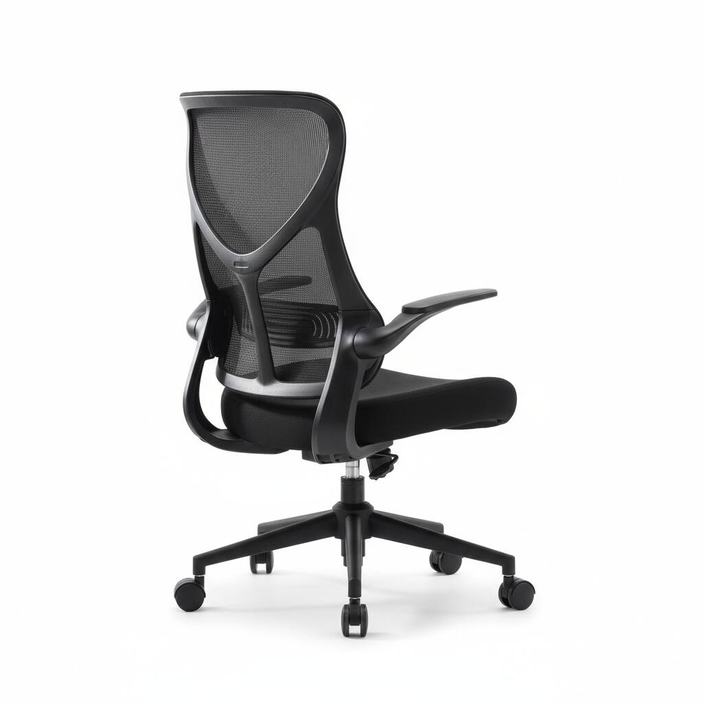 Front. AOITUN - Ergonomic Office Desk Computer Chair - Black.