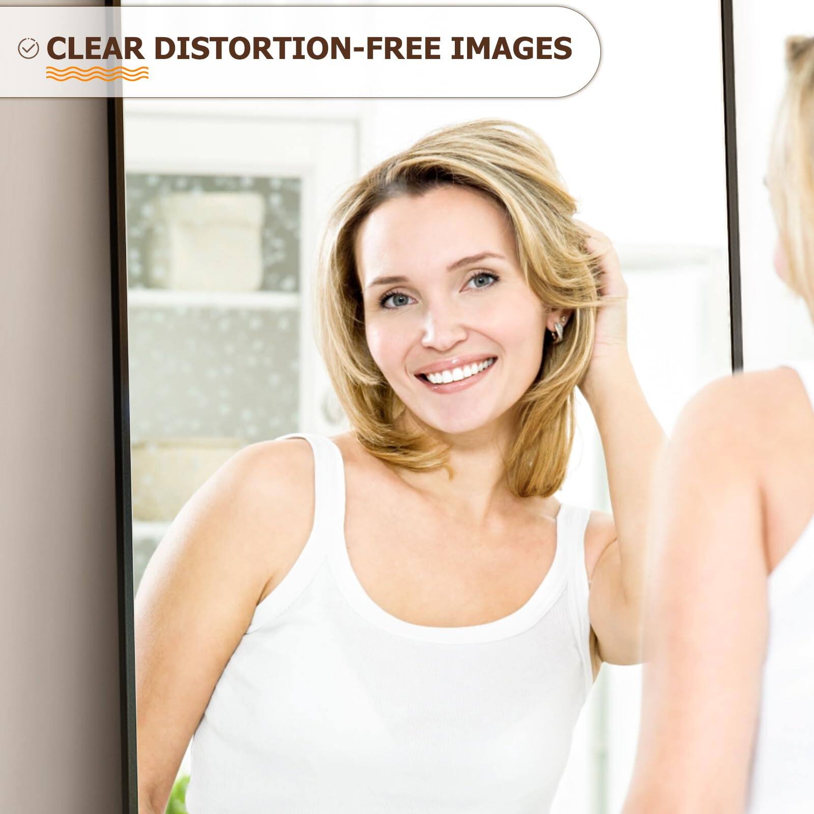 CLEAR DISTORTION-FREE IMAGES
