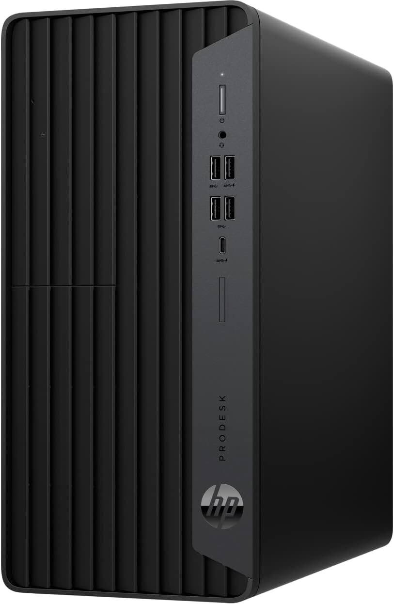 Left. HP - HP ProDesk 600G6 Towers i7-10700 32GB 1TB SSD Windows 11 Pro - Black.