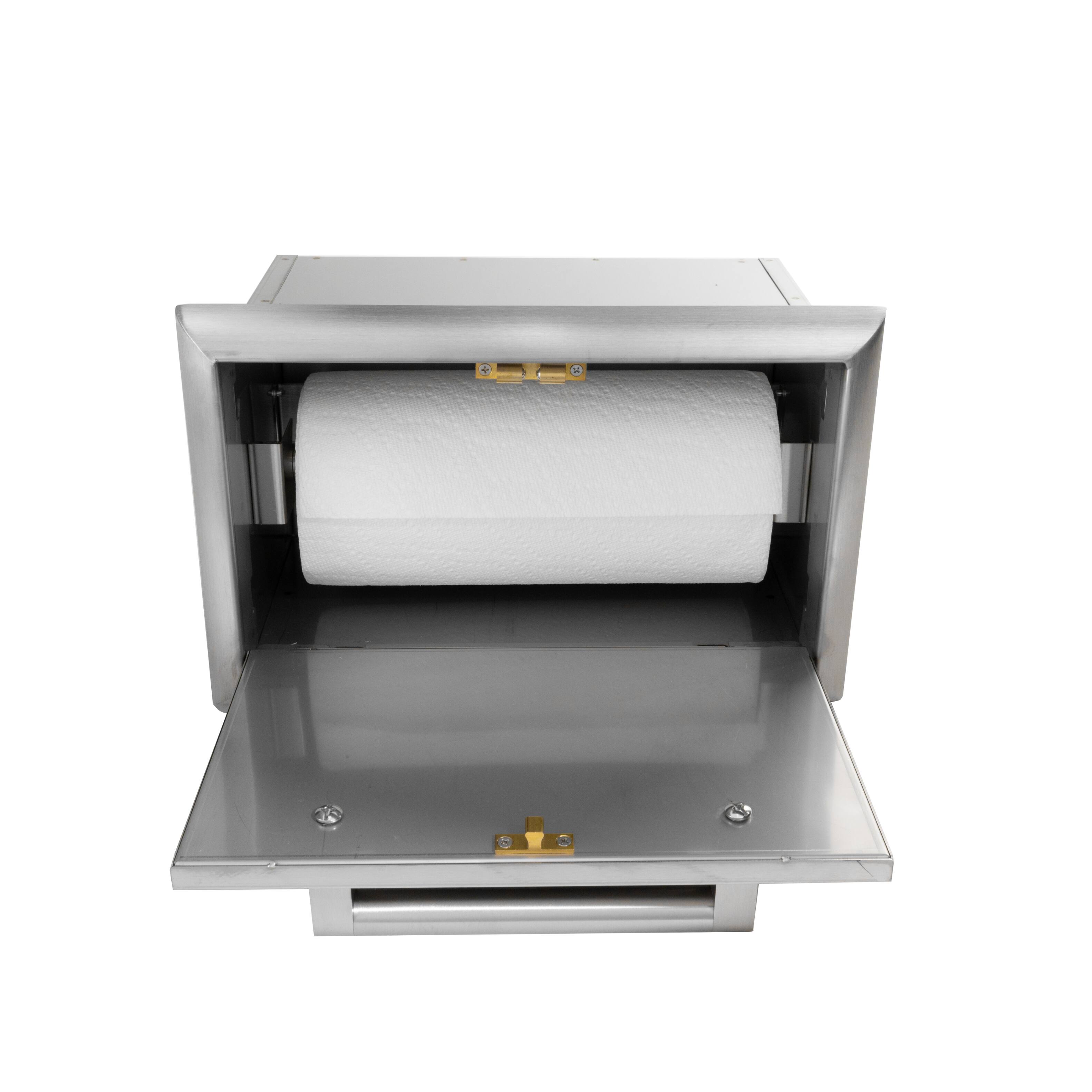 Left. Coyote Outdoor Living - Coyote Outdoor Living 15" Paper Towel Holder - Stainless Steel.