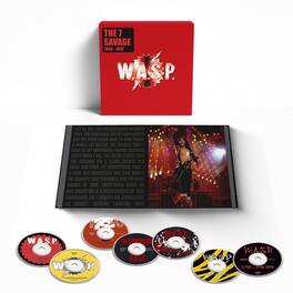 W.A.S.P. - 7 Savage: 1984-1992 - 7CD Boxset with Hardback 60pg Book In Slipcase - COMPACT DISCS