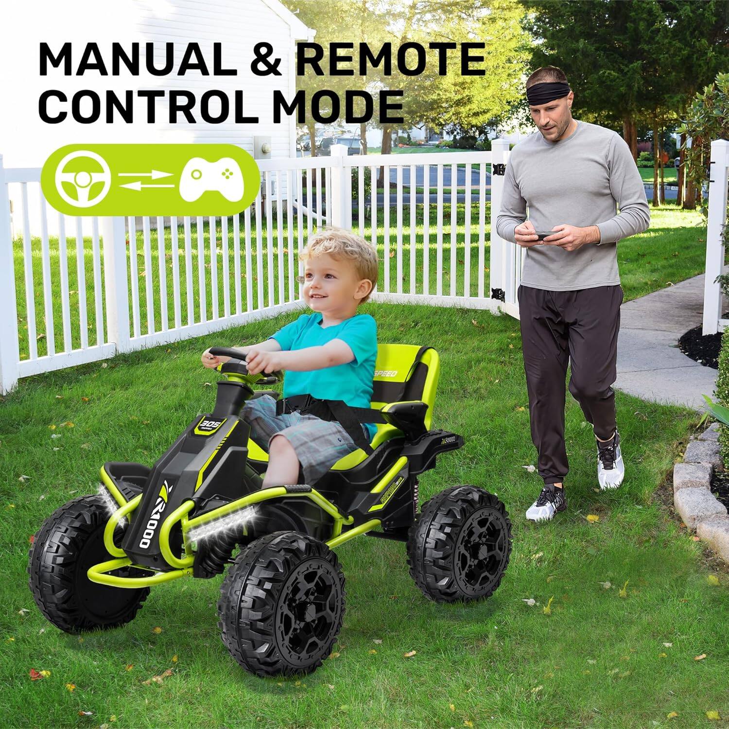 MANUAL & REMOTE CONTROL MODE

SPEED
R1000
305
2,000