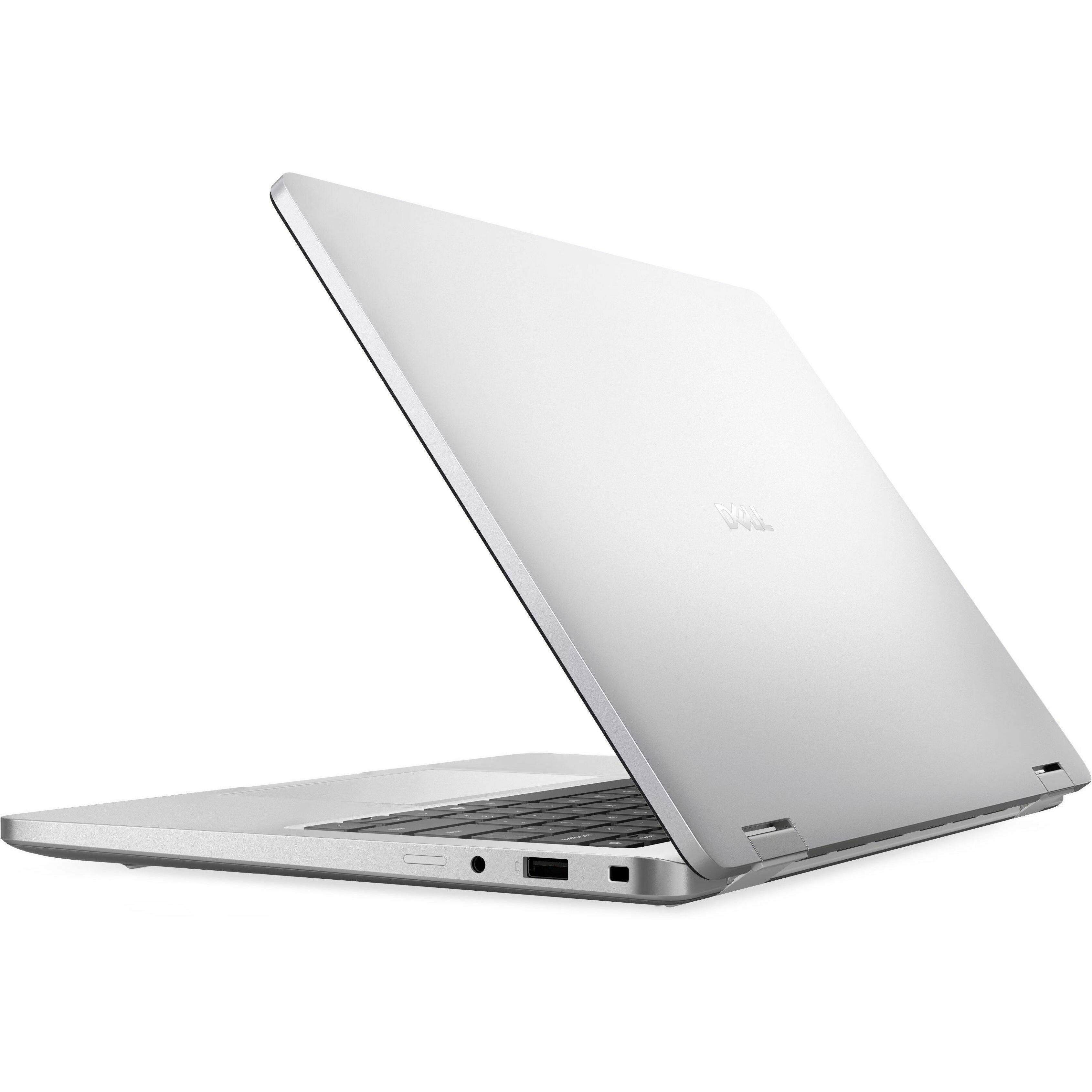 Alt View 3. Dell - Dell Pro 14 Plus PB14255 14" Clamshell Copilot+ PC Notebook - Full HD Plus - 60 Hz - AMD Ryzen AI 7 PRO 350 - 32 GB - Platinum Silver.