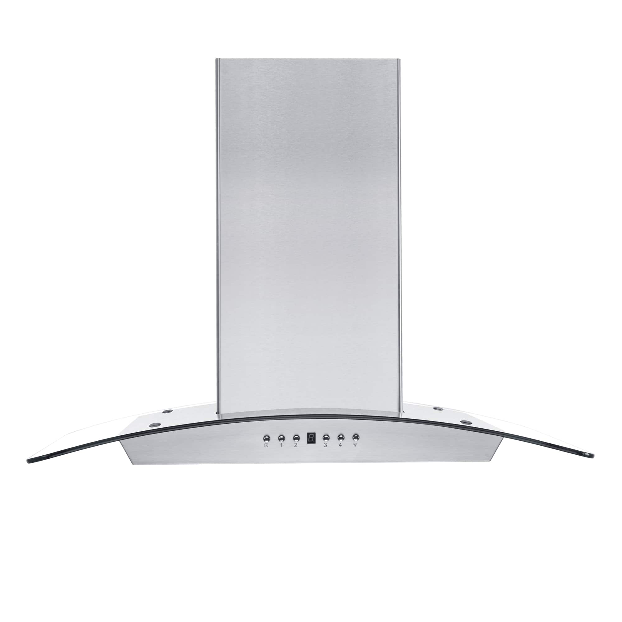 Front. ZLINE - 36" Externally Vented Range Hood - Stainless steel.