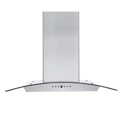 Front. ZLINE - 36" Externally Vented Range Hood - Stainless steel.