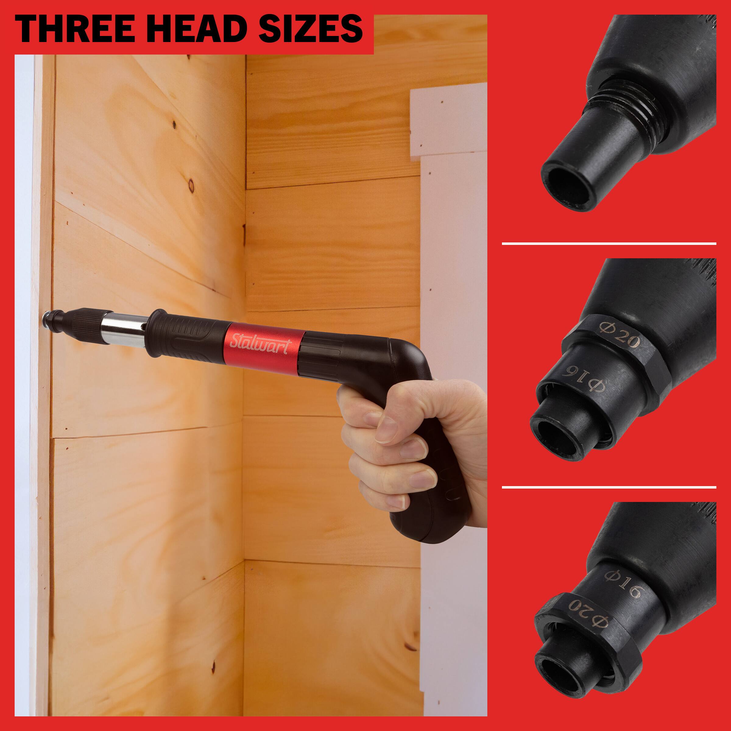 THREE HEAD SIZES

Stalwart

20
16
16
20