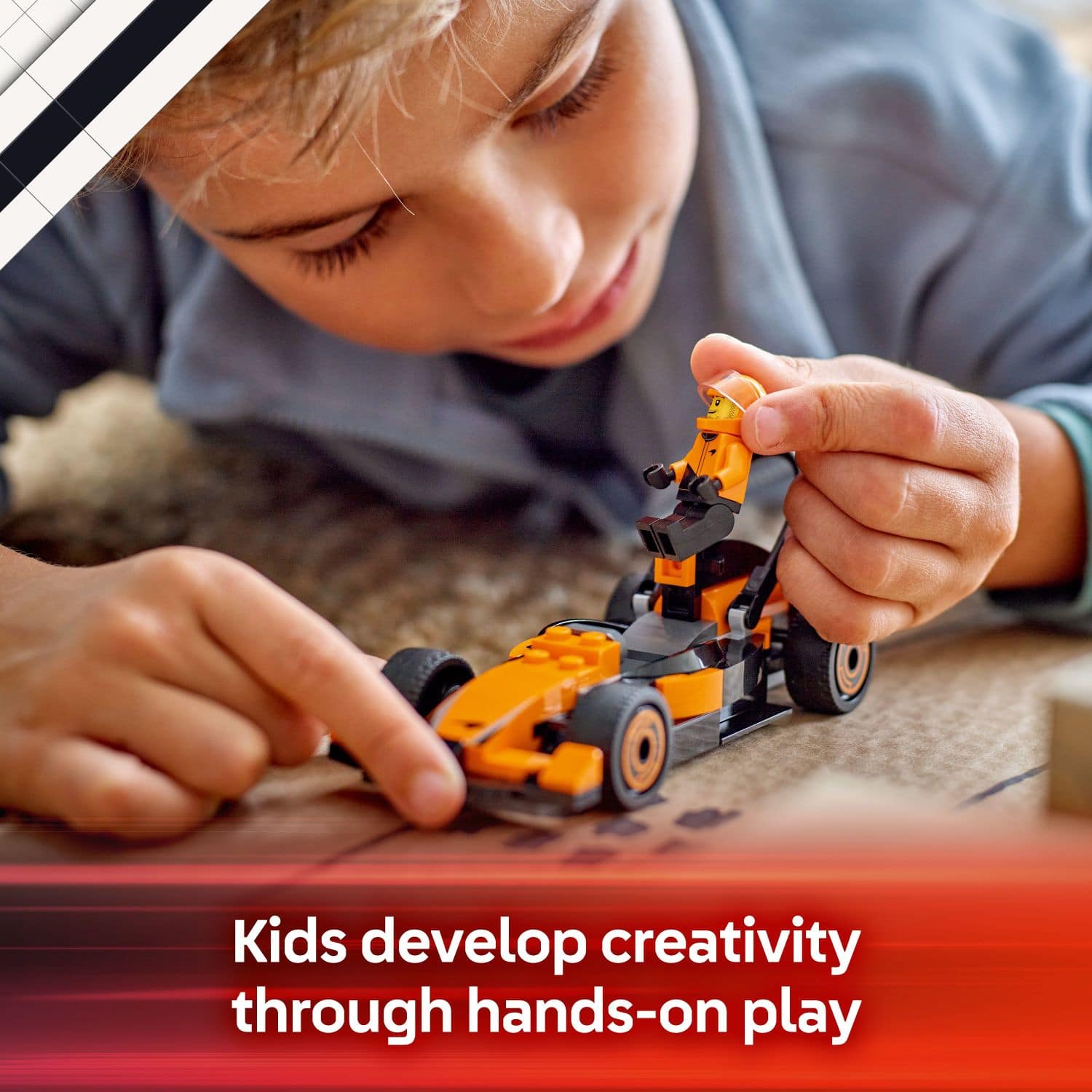 Kids develop creativity through hands-on play.