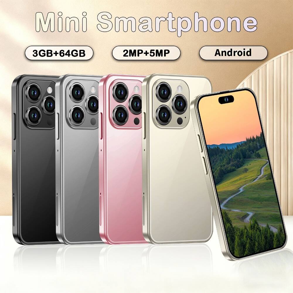 Mini Smartphone  
3GB+64GB  
2MP+5MP  
Android