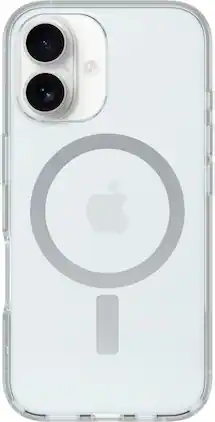 OtterBox - Symmetry Series Hard Shell for MagSafe for Apple iPhone 16 - Clear