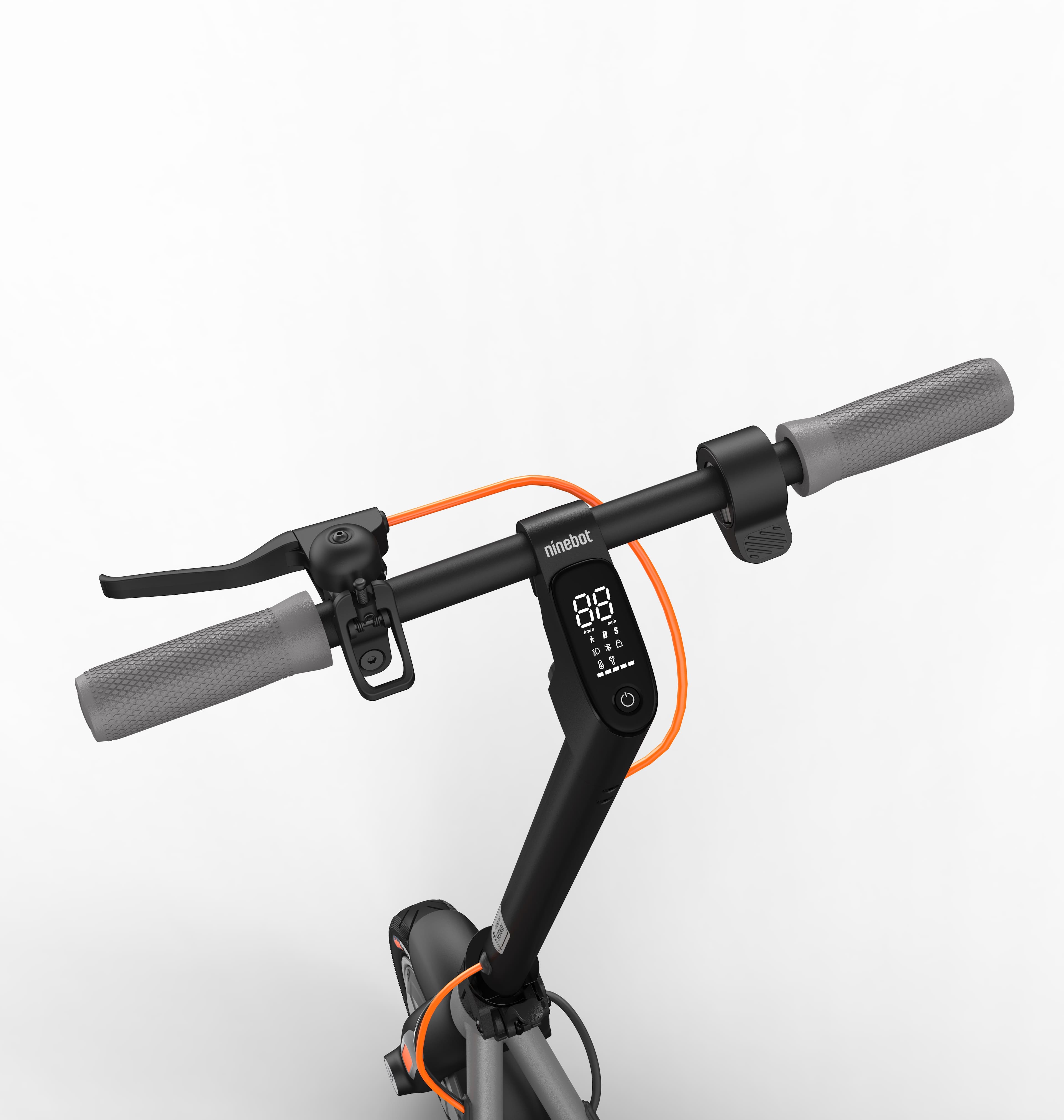 Alt View Zoom 17. Segway - Ninebot D40X Electric Kick Scooter plus Seat w/23.6 mi Max Operating Range & 18.6 mph Max Speed - Gray.