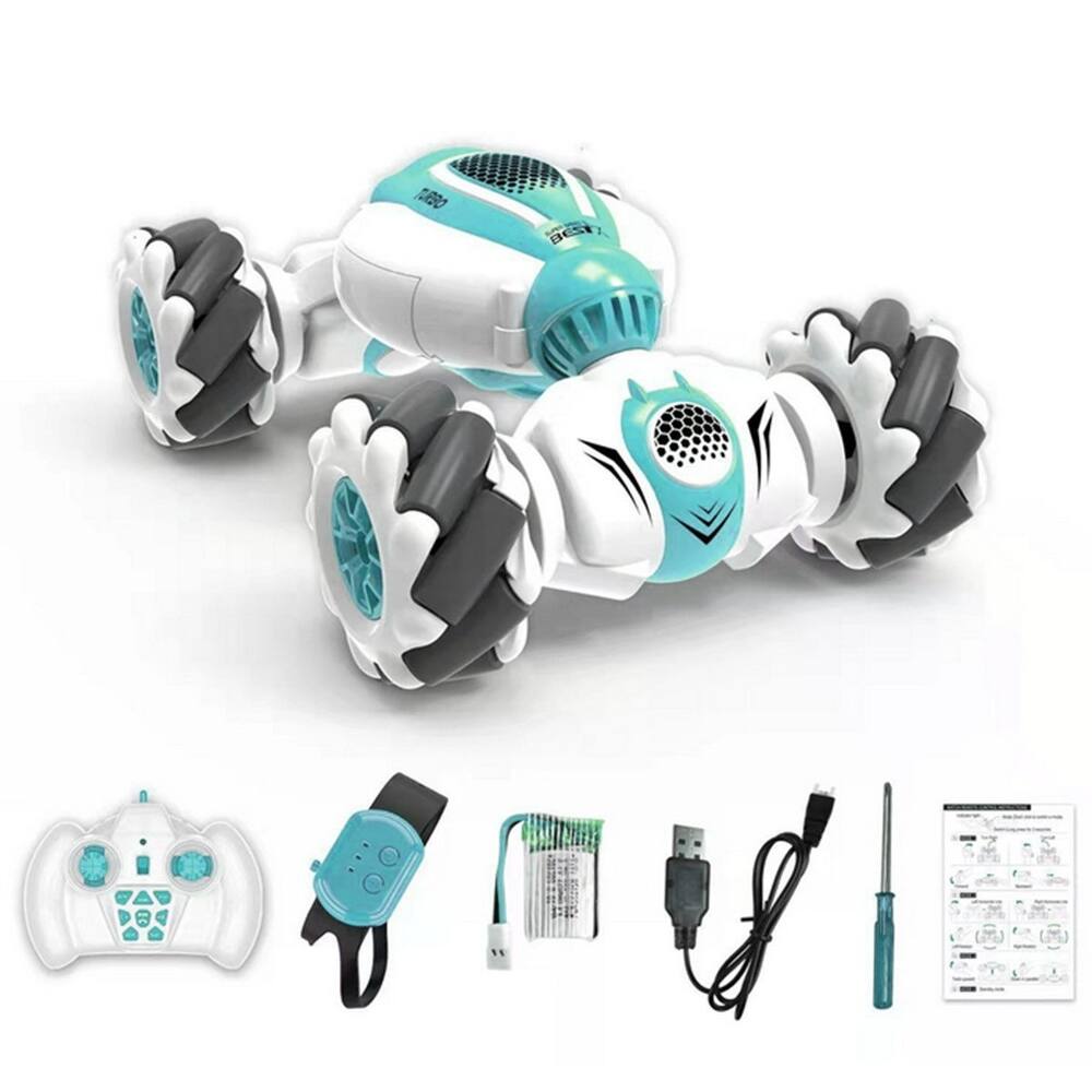 Front. Loheer - Loheer Remote Control Car Gesture Control 4WD Drift Stunt Toy 360 Rotation Off-Road Hand Controlled RC Vehicle.