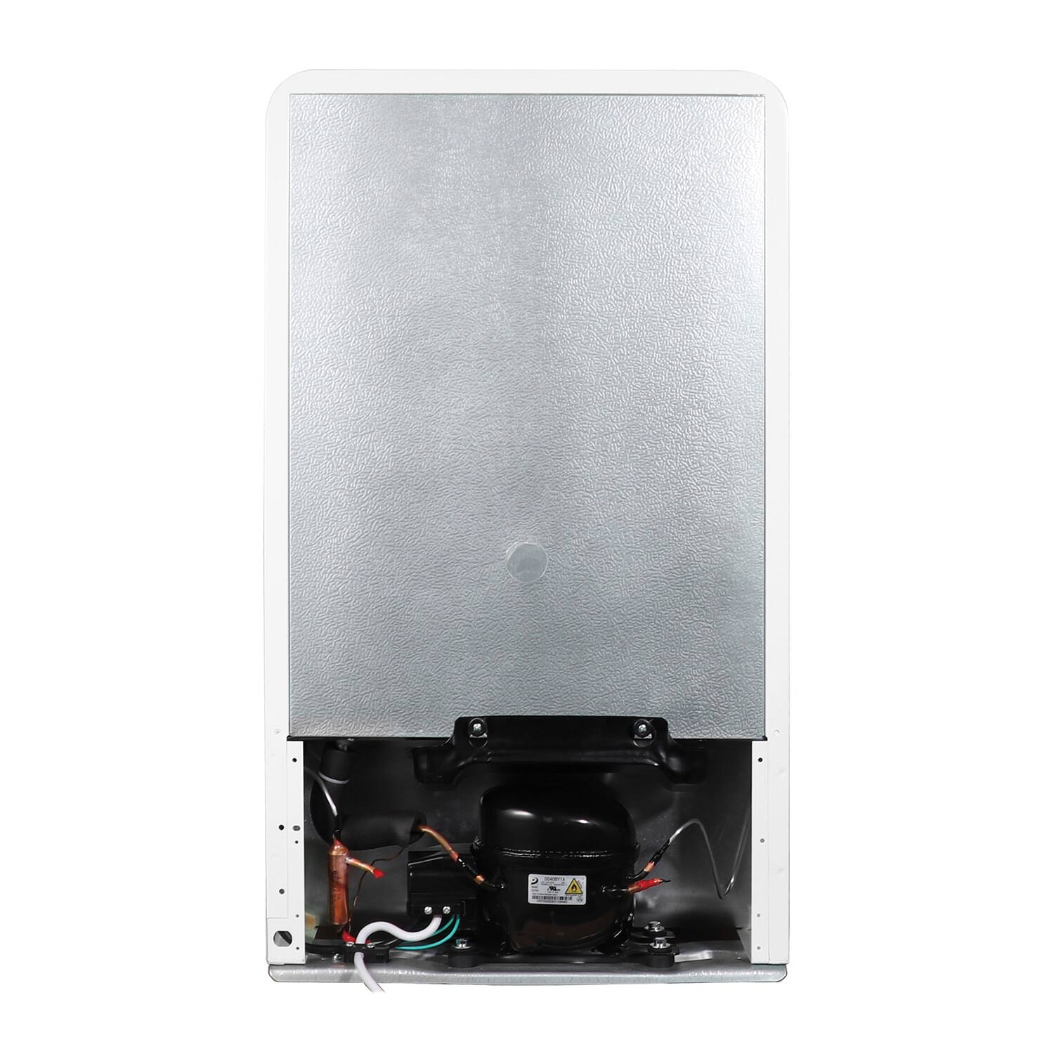 Alt View 1. Magic Chef - 3.2 Cu. Ft. ENERGY-STAR Certified Retro Mini Fridge with Manual Defrost - White.