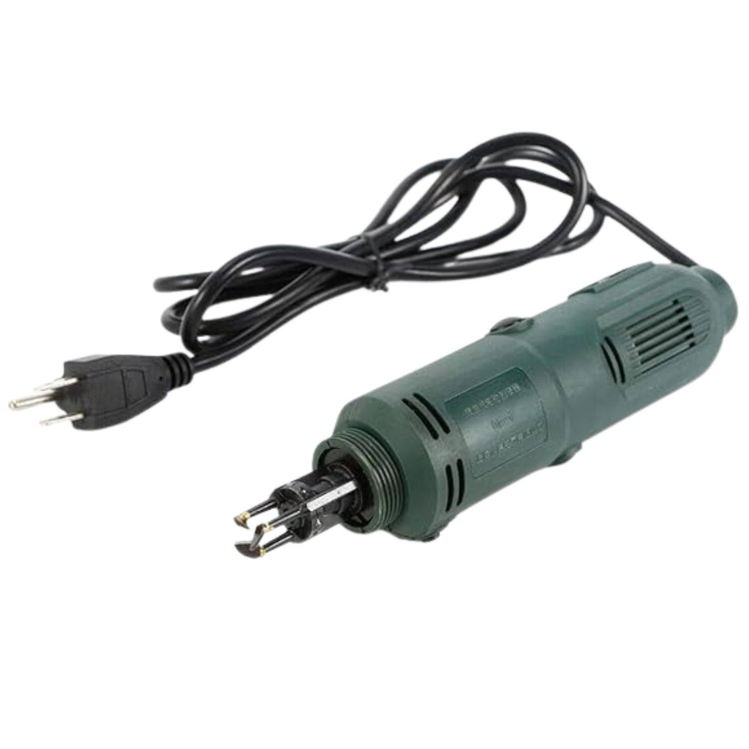 Front. Stock Preferred - 12500RPM Handheld Magnet Wire Stripping Machine - Silver / Black.