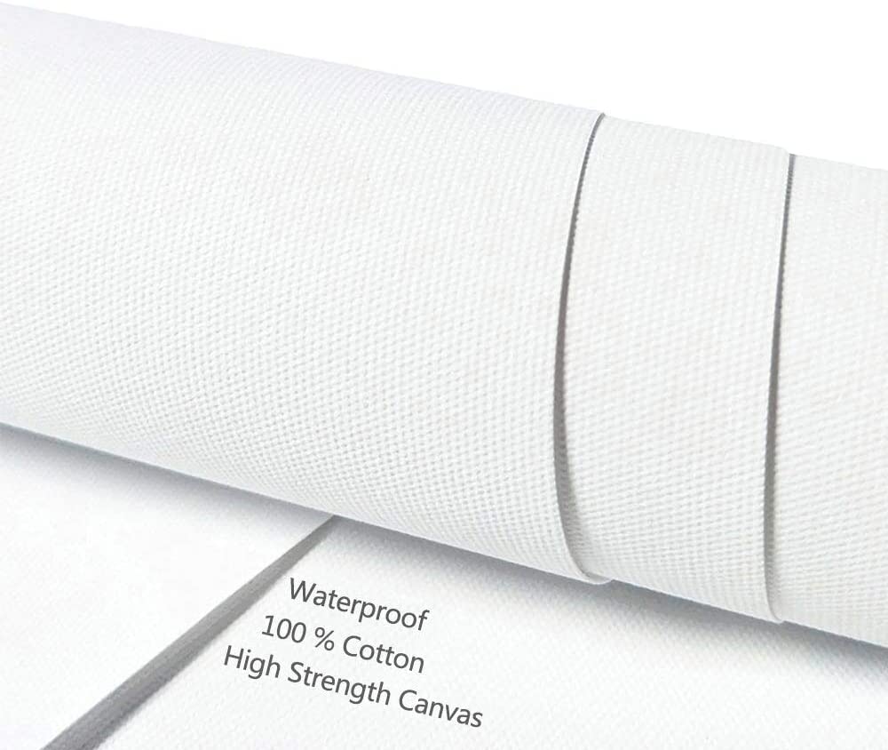 Waterproof  
100% Cotton  
High Strength Canvas