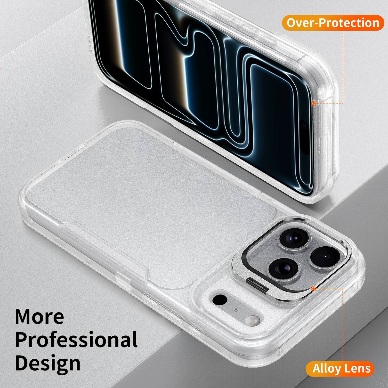Over-Protection  
More Professional Design  
Alloy Lens