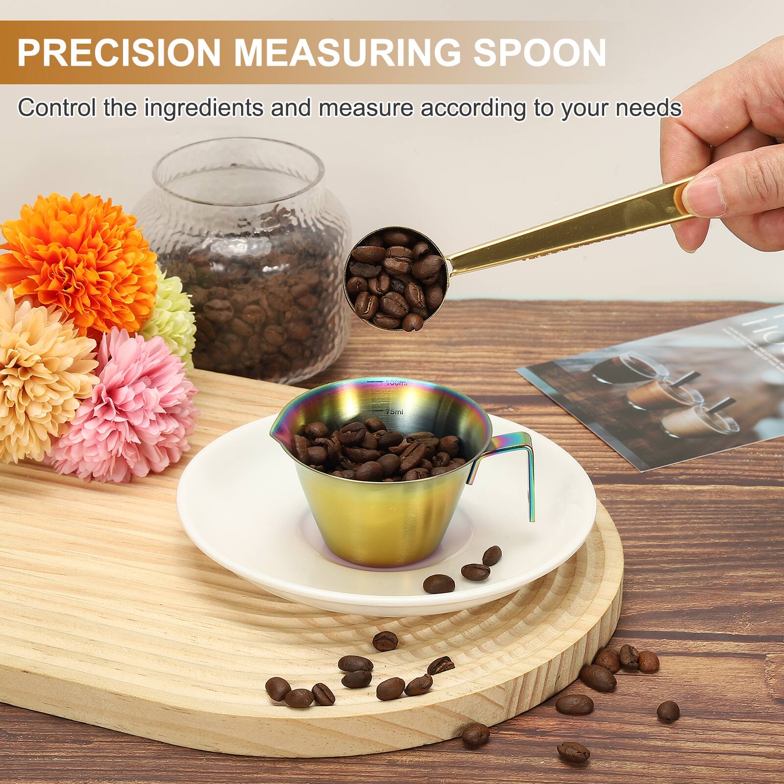 PRECISION MEASURING SPOON  
Control the ingredients and measure according to your needs