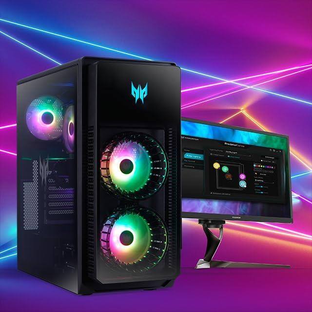 Angle. Acer - Orion 5000 Gaming Desktop Intel Core i7-14700F NVIDIA GeForce RTX 4070 Ti 16GB RAM 1TB SSD.