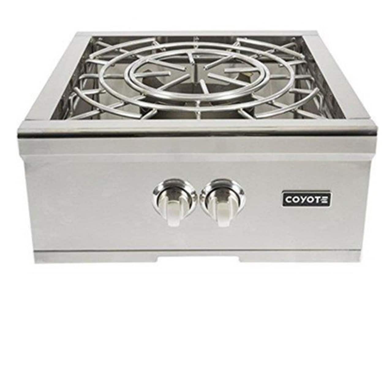 Coyote - 24" Power Burner - Stainless Steel - Angle_Zoom