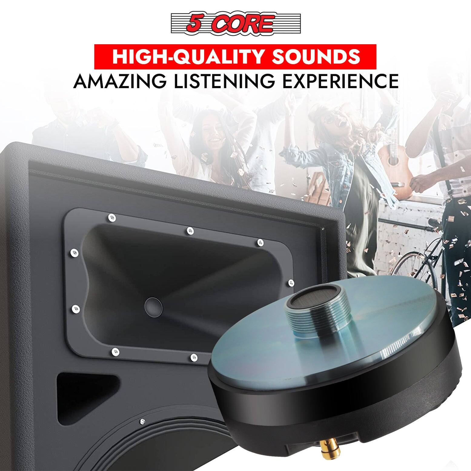 5 CORE HIGH-QUALITY SOUNDS AMAZING LISTENING EXPERIENCE