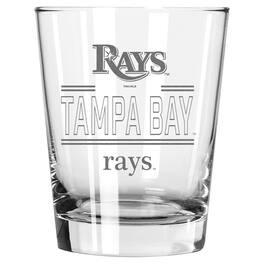 The Memory Company - Tampa Bay Rays 15oz. Double Old Fashioned Glass - Multicolor
