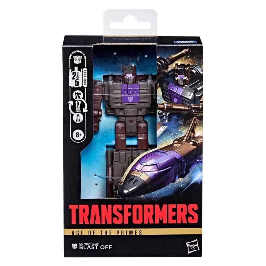 SHAR WEETE THE - a 2 a BRUTICUS 5 17 CP Tiama A 8+ eee TRANSFORMERS AGE OF THE PRIMES COMBATICON BLAST OFF