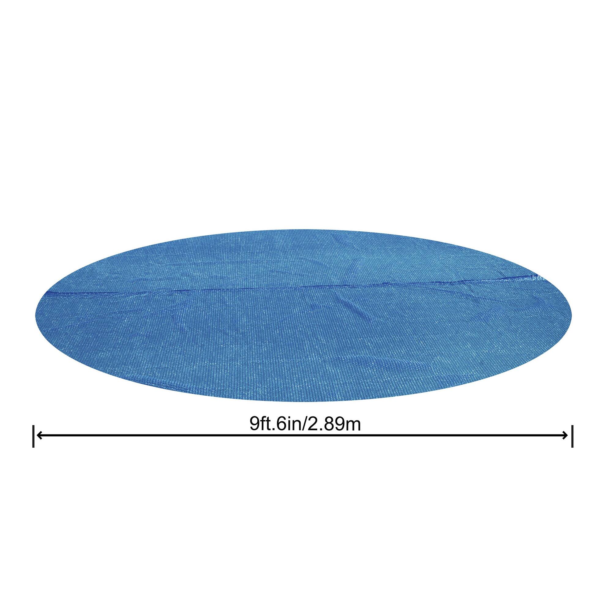 Alt View 10. Bestway - Bestway Round Solar Pool Cover for 10’ Round Above Ground Swimming Pools, Blue.